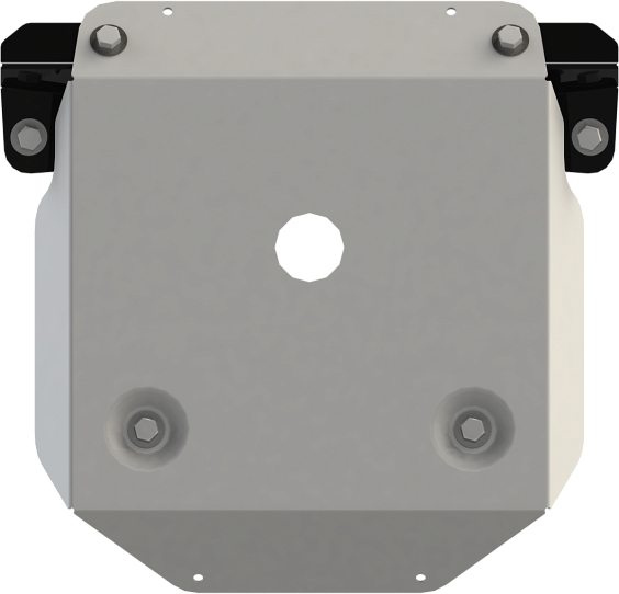 Защита алюминиевая Шериф (4 мм) для редуктора SsangYong Rexton 2017-2026. Артикул 29.3923