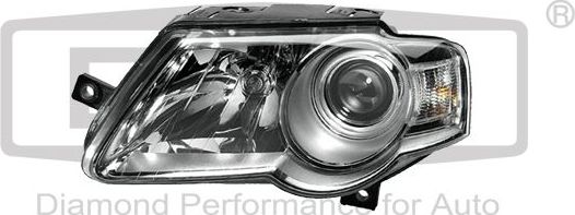 Фара передняя основная DPA левая для Volkswagen Passat B6 2005-2011. Артикул 89410402902