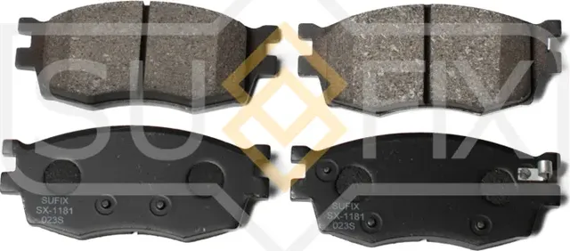 Колодки тормозные дисковые передние правые/левые HYUNDAI ACCENT III (MC) 2005-20 (Sufix). Артикул SX1181
