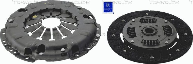 Сцепление (комплект) SACHS для Fiat Punto III Punto 2012-2017. Артикул 3000 951 546