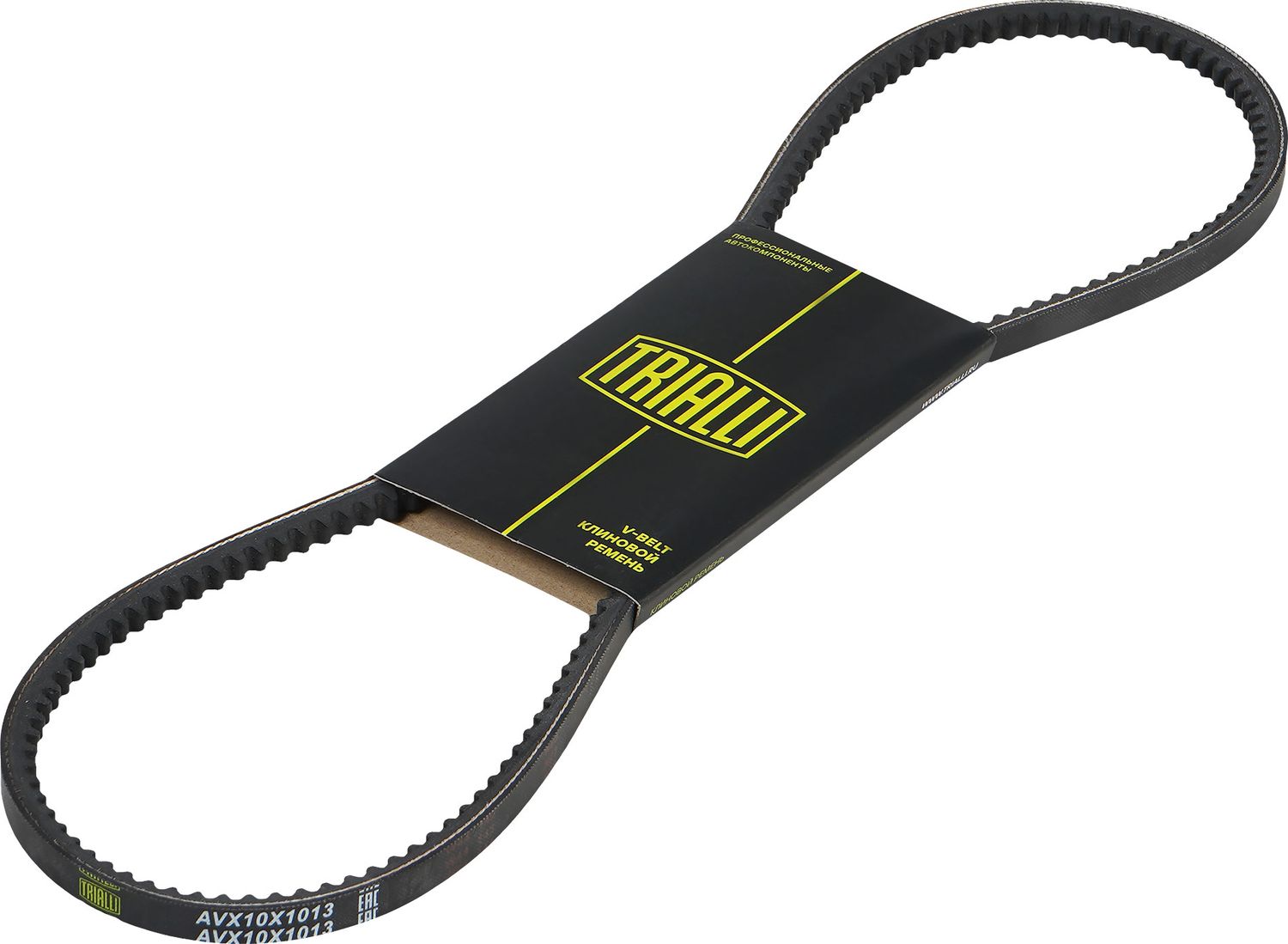 Приводной ремень клиновой Trialli (EPDM (Этилен-пропиленовый каучук)). Артикул AVX10X1013