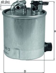 Топливный фильтр Mahle. Артикул KL 440/23