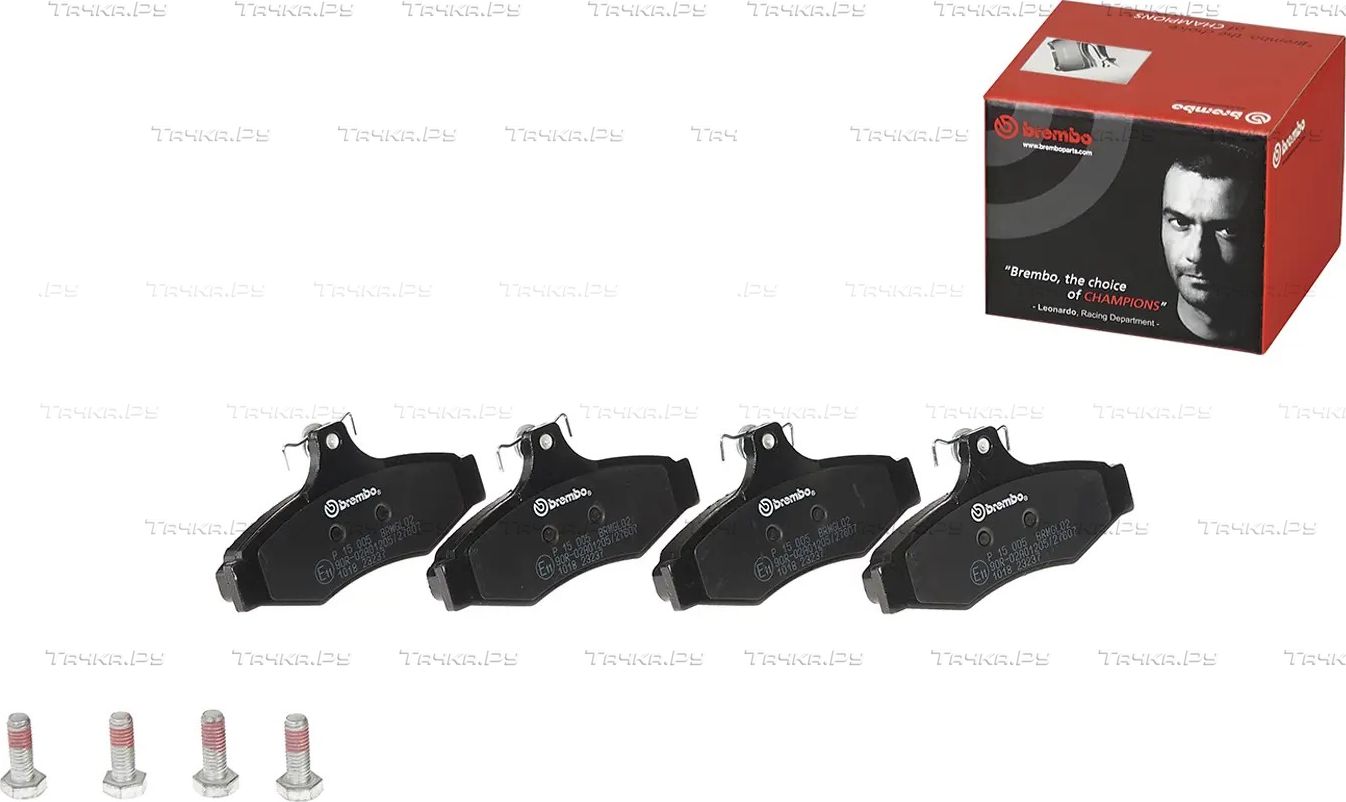 Тормозные колодки Brembo PRIME LINE задние для Daewoo Nubira II 1999-2002. Артикул P 15 005