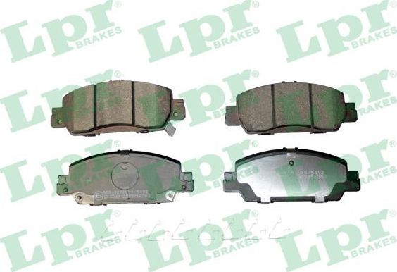 Тормозные колодки LPR передние для Honda e 2019-2026. Артикул 05P2363