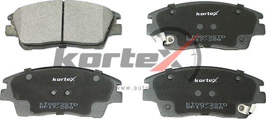 Колодки торм. перед.к-т (Kortex). Артикул KT0073STD