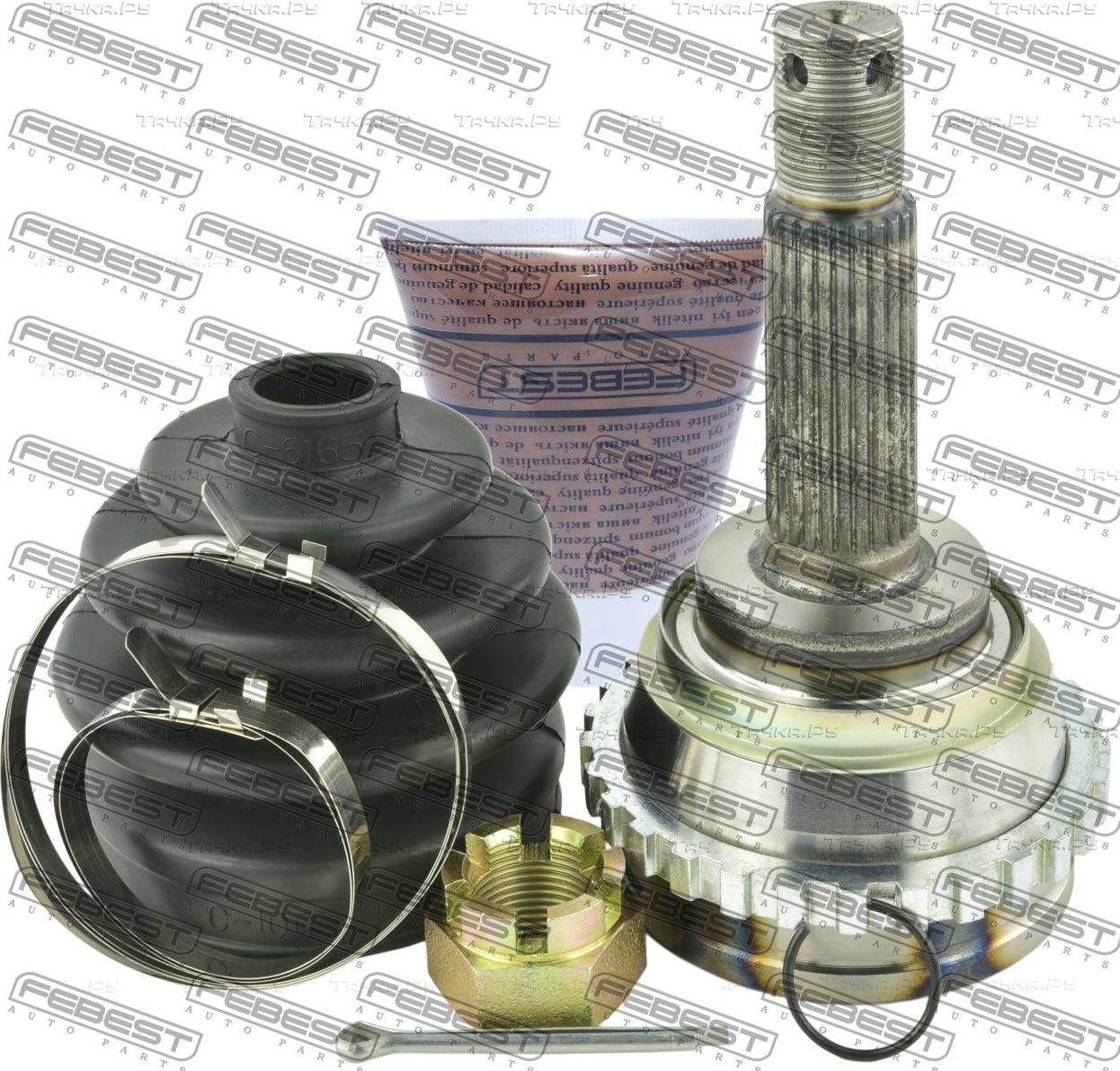 Шрус наружный (граната) Febest передний для Hyundai Accent II 1999-2006. Артикул 1210-001A29