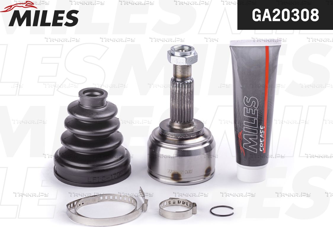 Шрус наружный (граната) Miles для Nissan Micra K12 2003-2010. Артикул GA20308