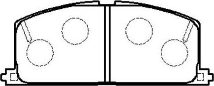 Тормозные колодки HSB. Артикул HP5020