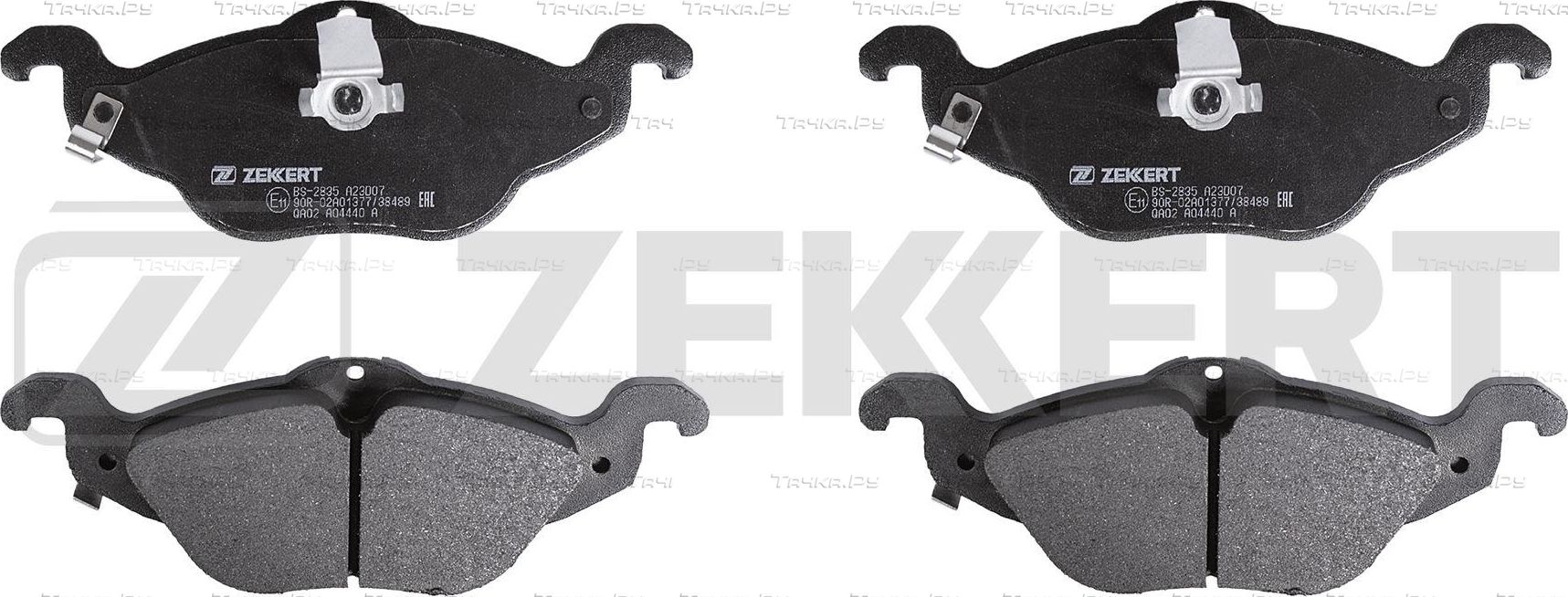 Тормозные колодки Zekkert передние для Opel Astra G 1998-2009. Артикул BS-2835