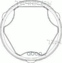 Пыльник ШРУСа NISSAN/OPEL/TOYOTA AVENSIS 00- (внутр.) (GKN). Артикул 304151