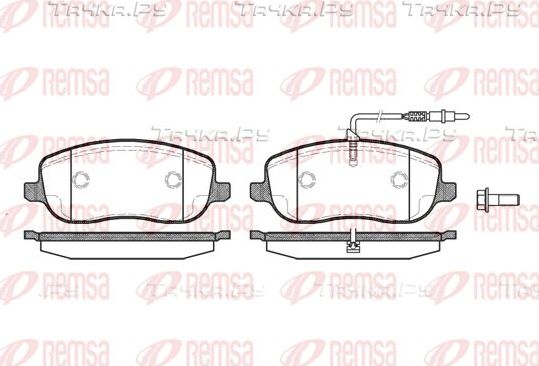 Тормозные колодки Remsa. Артикул 0879.12