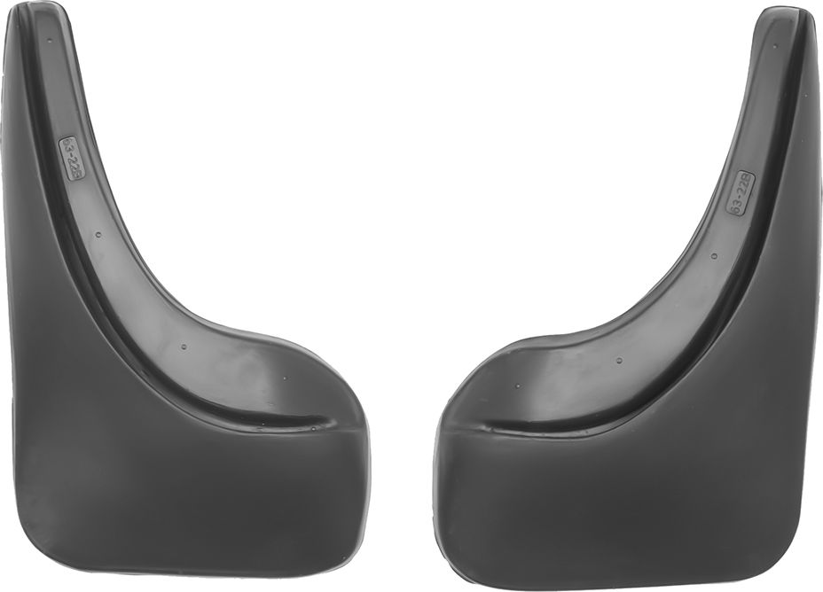 Брызговики 3D Norplast задняя пара для Opel Corsa D хэтчбек 2006-2014. Артикул NPL-Br-63-22B