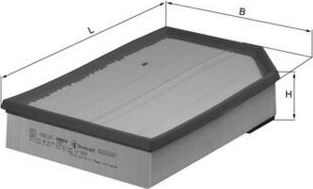 Воздушный фильтр Mahle-Knecht. Артикул LX 868