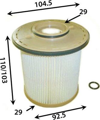 Топливный фильтр JS Asakashi. Артикул FE26034