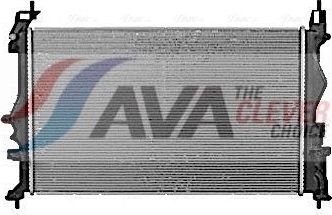 Радиатор охлаждения двигателя AVA ** CLEVER FIT ** для Opel Adam I 2014-2019. Артикул OL2700