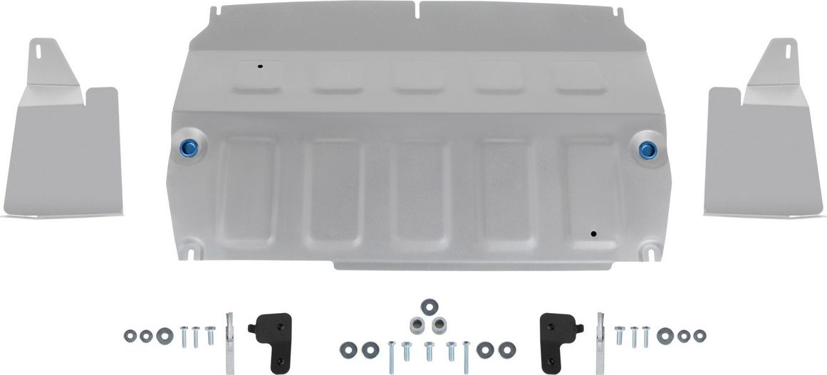 Защита Rival для картера, КПП, пыльников левого и правого Chery Tiggo 7 2019-2020. Артикул 333.0922.1