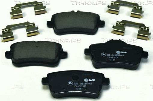 Тормозные колодки Hella. Артикул 8DB 355 019-741