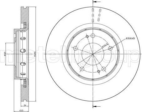 Тормозной диск Trusting. Артикул DF366