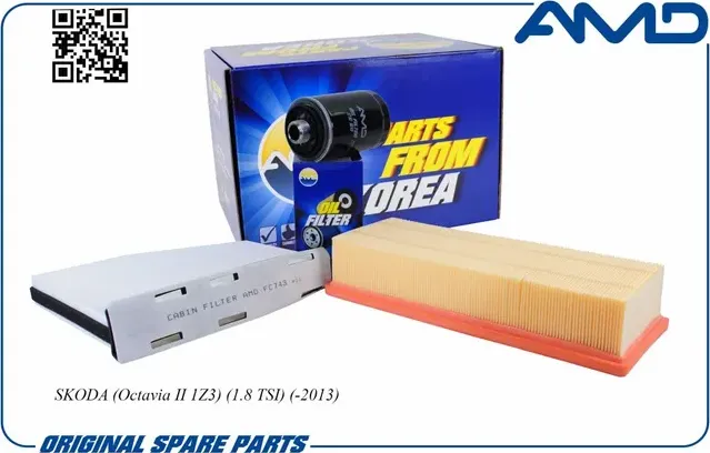 Комплект фильтров (масл.06J115403Q + возд.1K0129620D + салон.1K0819644B) (AMD). Артикул AMDSETF131