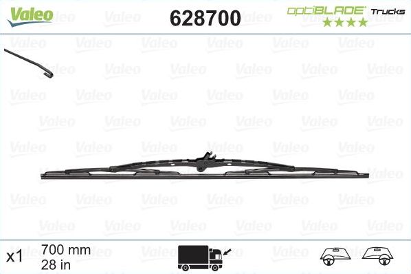 Щетка стеклоочистителя (дворник) Valeo OptiBlade Trucks. Артикул 628700