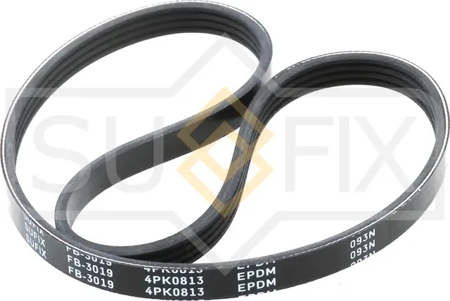 Ремень поликлиновый 4PK0813 (Sufix). Артикул FB3019