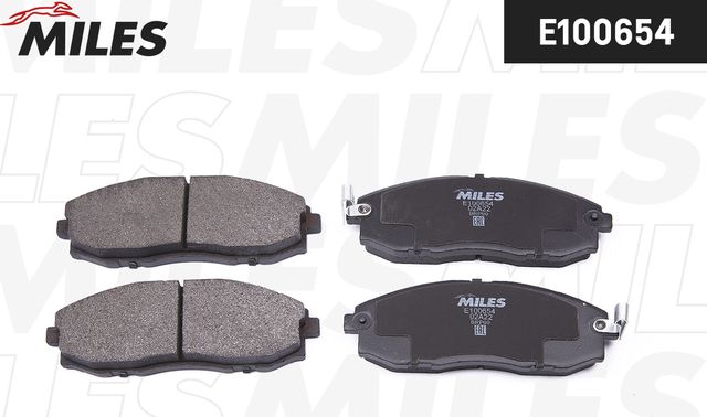Тормозные колодки Miles (Semi-Metallic). Артикул E100654