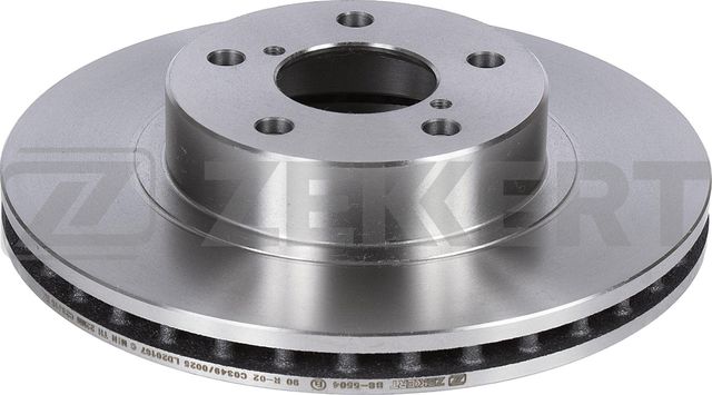 Тормозной диск Zekkert передний для Subaru SVX 1992-1997. Артикул BS-5504