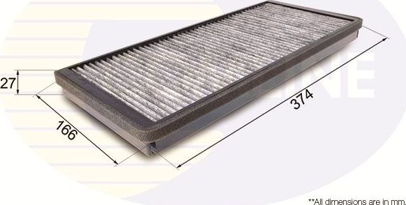 Салонный фильтр Comline. Артикул EKF248A