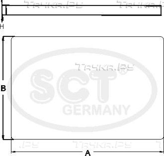 Салонный фильтр SCT-Germany для Skoda Octavia A8 2019-2026. Артикул SA 1304