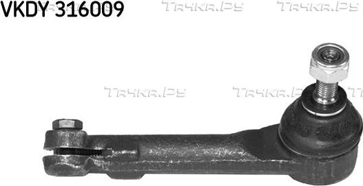 Наконечник рулевой тяги SKF левый для Renault Clio I 1990-1998. Артикул VKDY 316009