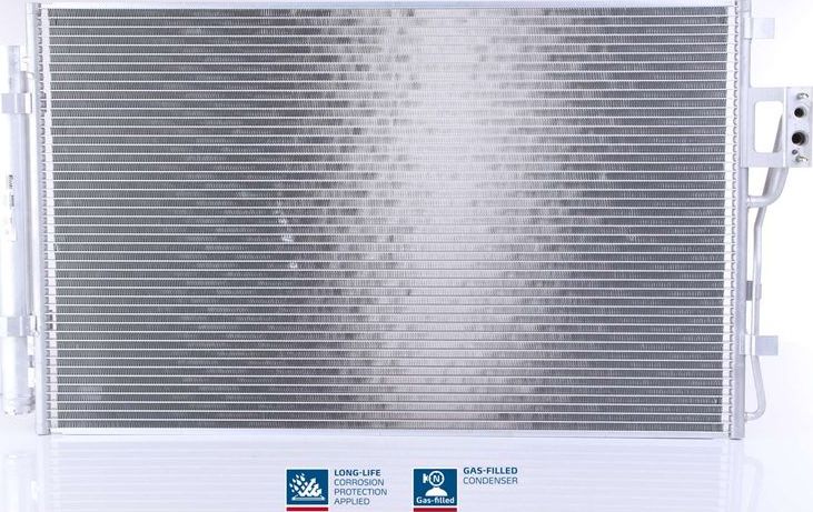Радиатор кондиционера (конденсатор) Nissens (алюминий). Артикул 940449