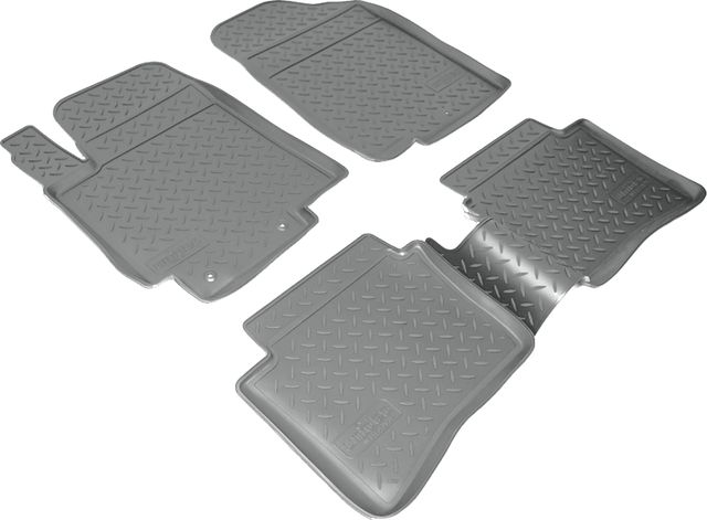 Коврики Норпласт для салона Hyundai Solaris 2014-2017 СЕРЫЕ. Артикул NPL-Po-31-35-G