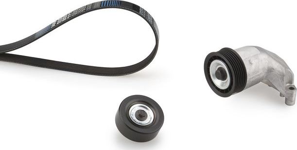 Приводной ремень поликлиновой с роликами (комплект) Gates Micro-V® для Ford Focus I 1998-2001. Артикул K076PK1740