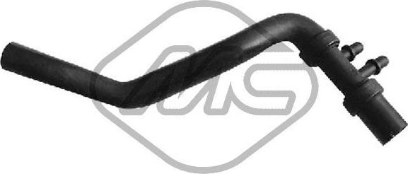 Патрубок радиатора (системы охлаждения) Metalcaucho. Артикул 09500