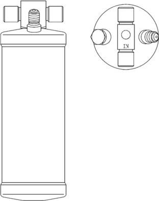 Осушитель кондиционера Mahle Behr. Артикул AD 55 000S