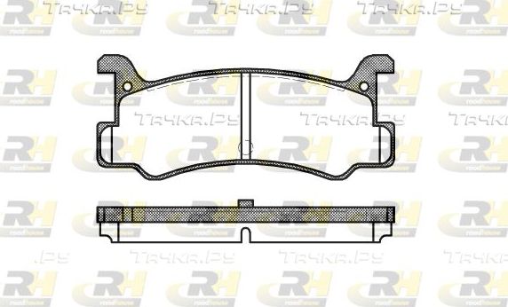 Тормозные колодки RoadHouse задние для Mazda MX-3 I 1991-1998. Артикул 2213.00