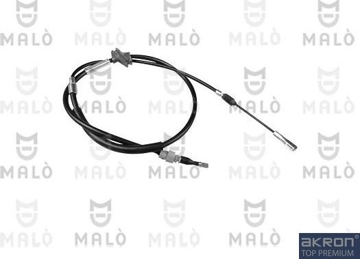 Трос ручника (тросик ручного тормоза) Malò. Артикул 21315