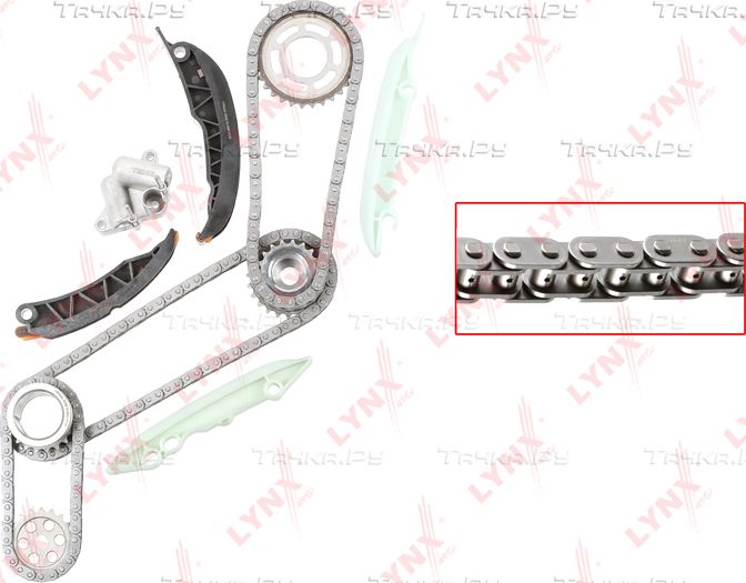 Цепь ГРМ LYNXauto для BMW 6 II (E63/E64) 2007-2010. Артикул TK-0163