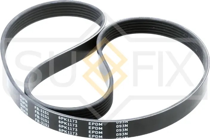 Ремень поликлиновый 6PK1173 (Sufix). Артикул FB3151