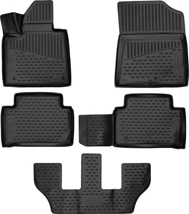 Коврики 3D Element для салона Kia Sorento IV внед. 7 мест 2020-2026. Артикул ELEMENT3DA59061210