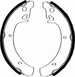 Тормозные колодки (стояночная тормозная система) SCT-Germany. Артикул SS 501