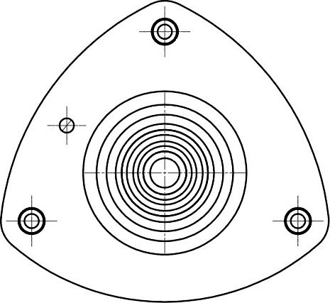 Опора амортизатора (стойки) Trialli. Артикул SA 2352
