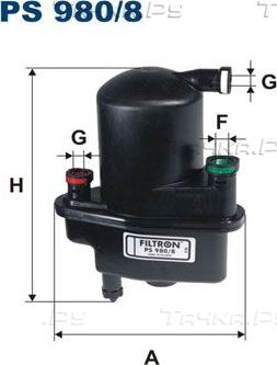Топливный фильтр Filtron для Renault Clio III 2005-2014. Артикул PS 980/8
