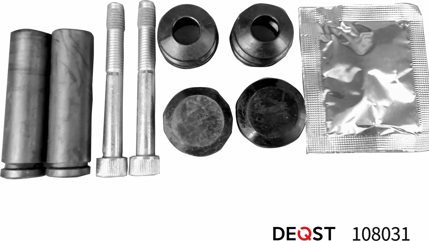 Комплект направляющих тормозного суппорта (направляющая O18 mm, суппорт Brembo). (Deqst). Артикул 108031