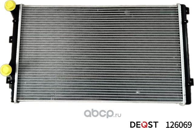 Радиатор охлаждения двигателя VW PASSAT (362) Седан 08.10- 1.8 TSI (Deqst). Артикул 126069