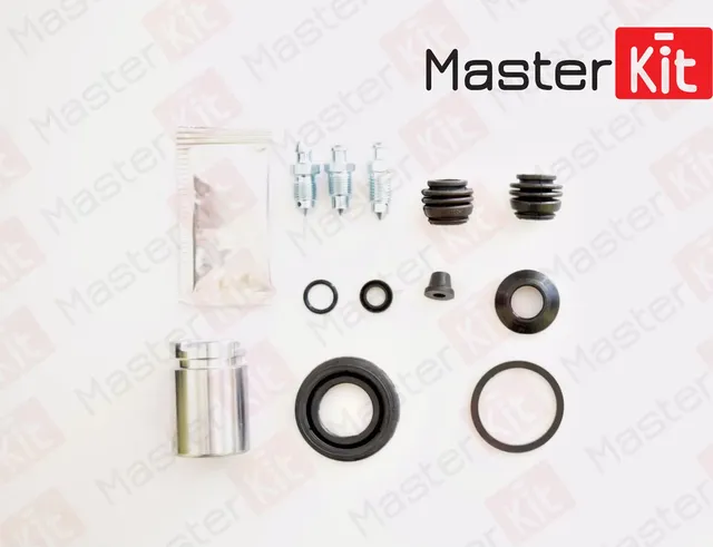 Ремкомплект тормозного суппорта + поршень | зад | (Master KIT). Артикул 77A1897