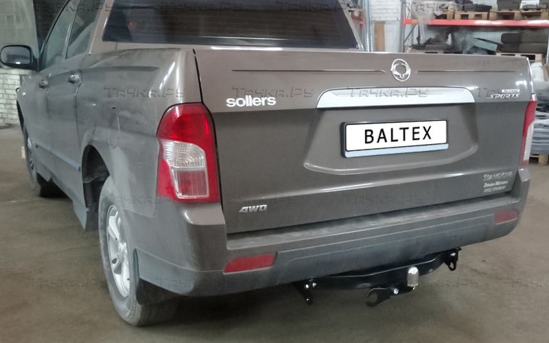 Фаркоп Baltex для SsangYong Actyon Sports 2011-2026. Фланцевое крепление. Артикул 29222821