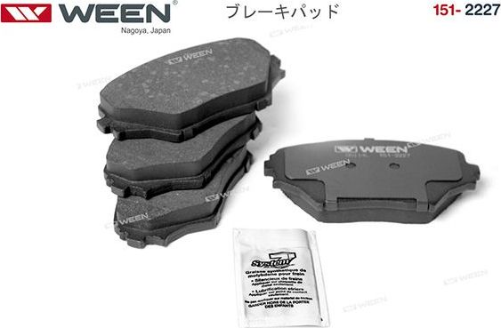Тормозные колодки WEEN. Артикул 151-2227