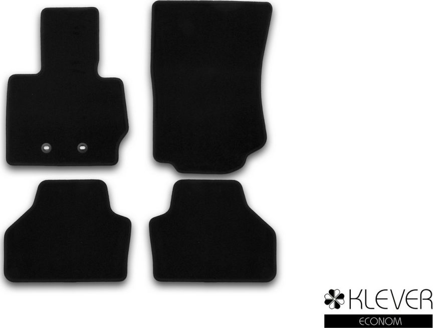 Коврики Klever Econom для салона BMW X3 F25 кроссовер 2010-2017. Артикул KVR01051601200k