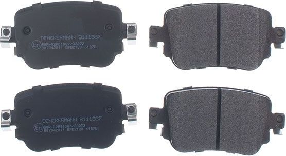 Тормозные колодки Denckermann. Артикул B111387